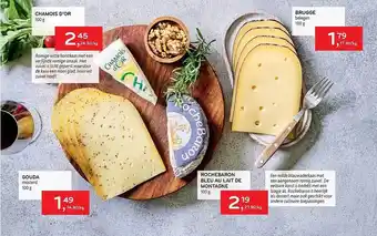 Alvo Chamois d'or, gouda mosterd, brugge belegen, rochebaron bleu au lait de montagne aanbieding