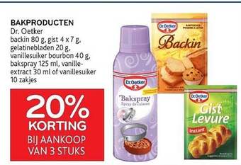 Alvo Bakproducten dr oetker aanbieding