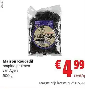 Colruyt Maison roucadil ontpitte pruimen van agen aanbieding