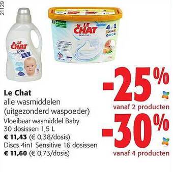 Colruyt Le chat wasmiddelen aanbieding