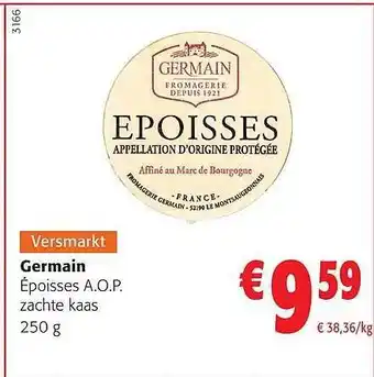Colruyt Germain époisses aop zachte kaas aanbieding
