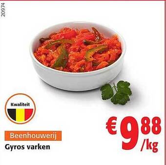 Colruyt Gyros varken aanbieding