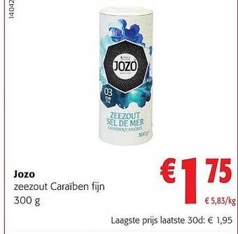Colruyt Jozo zeezout caraïben fijn aanbieding