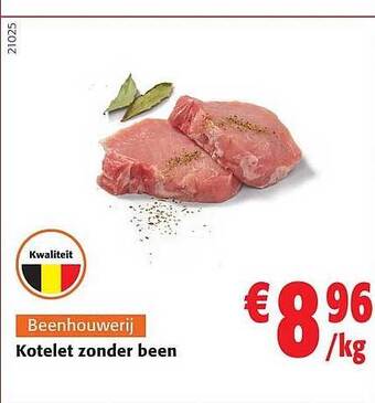 Colruyt Kotelet zonder been aanbieding