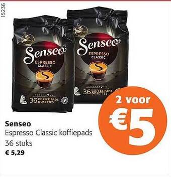Colruyt Senseo espresso classic koffiepads aanbieding