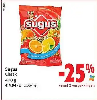 Colruyt Sugus classic aanbieding