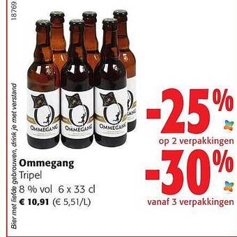Colruyt Ommegang tripel aanbieding