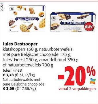 Colruyt Jules destrooper aanbieding
