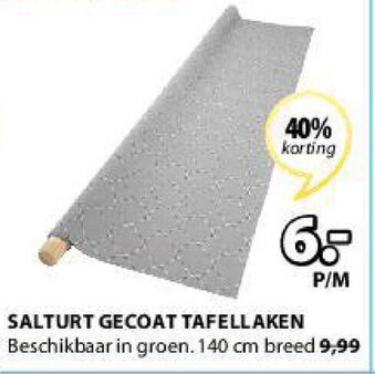 Jysk Salturt Gecoat Tafellaken aanbieding
