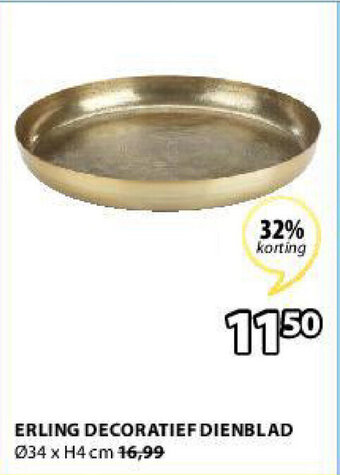Jysk Erling Decoratief Dienblad aanbieding