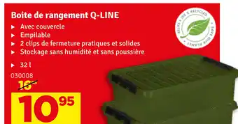 Boite de rangement Q-line 32L