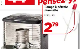 Pompe a petrole manuelle