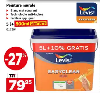Mr Bricolage Levis peinture murale aanbieding