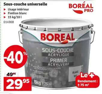Boreal pro Sous-couche universelle