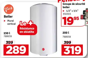 Fais boiler 150L