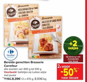 Carrefour Bereide gerechten brasserie carrefour aanbieding