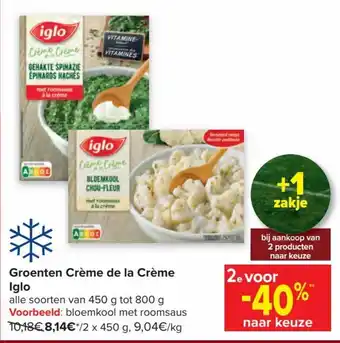 Carrefour Groenten creme de la creme aanbieding