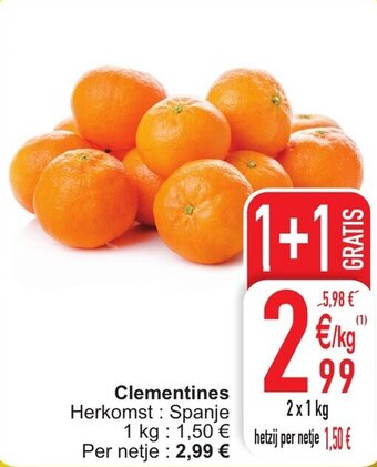 Cora Clementines aanbieding