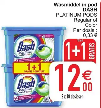 Cora Dash Wasmiddel in pod aanbieding