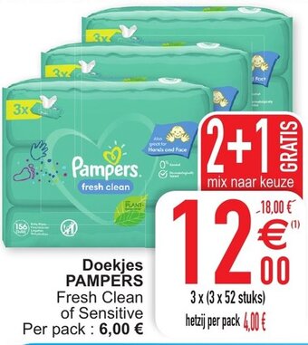 Cora Pampers Doekjes aanbieding