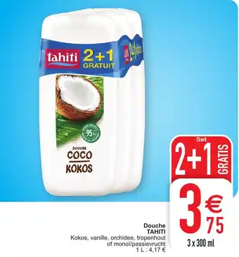 Cora Tahiti Douche 2+1 Gratis aanbieding