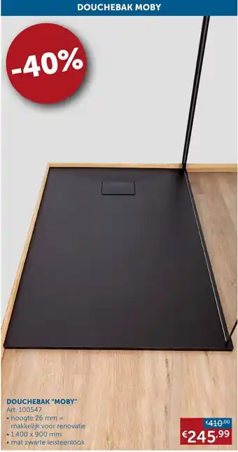 Zelfbouwmarkt Douchebak "Moby" 1,400 x 900MM art. 100547 aanbieding