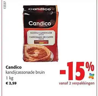 Colruyt Candico kandijcassonade bruin aanbieding