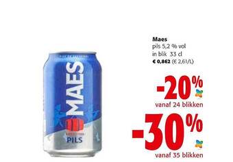 Colruyt Maes pils aanbieding