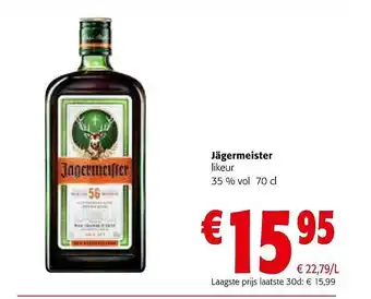 Colruyt Jägermeister likeur aanbieding