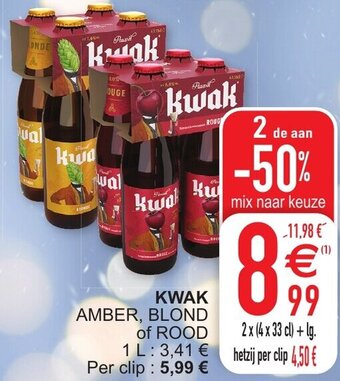 Cora Kwak Amber, Blond of Rood aanbieding