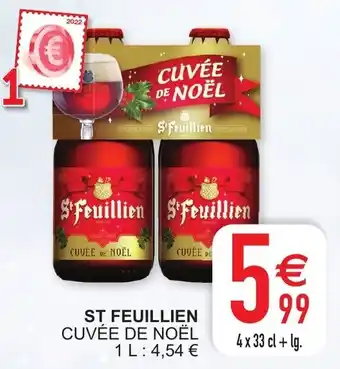 Cora St Feuillien Cuvee De Noel 1L aanbieding