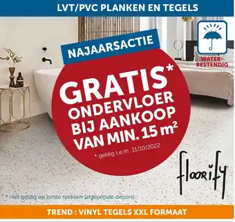 Vinyl tegels XXL formaat