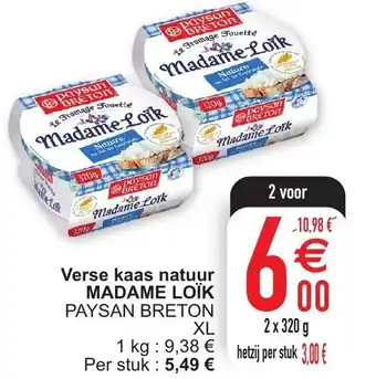 Cora Madame Loik Verse kaas natuur aanbieding