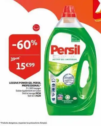 Auchan Lessive power gel persil professional aanbieding