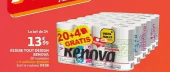 Auchan Essuie tout design renova aanbieding