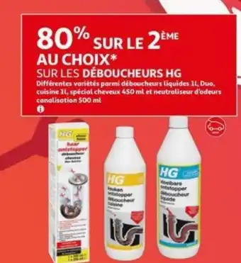 Auchan Sur les deboucheurs HG aanbieding