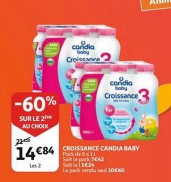 Auchan Croissance candia baby aanbieding