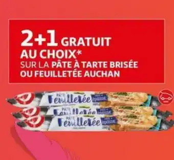 Auchan Sur la pate a tarte brisee ou feuilletee auchan aanbieding