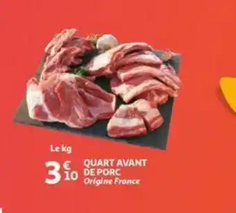 Quart avant de porc