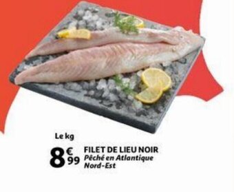 Auchan Filet de lieu noir aanbieding