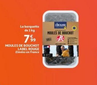 Auchan Moules de bouchot label rouge aanbieding
