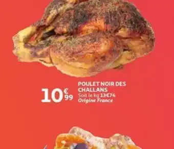 Auchan Poulet noir des challans aanbieding