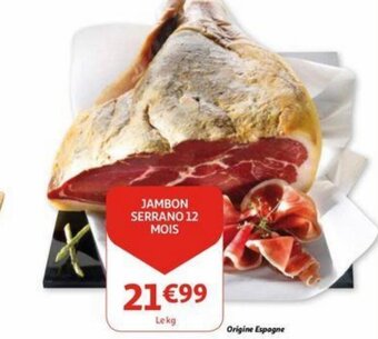 Jambon serrano 12 mois