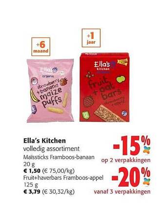 Colruyt Ella's kitchen aanbieding