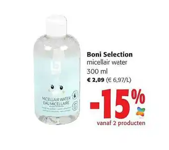 Colruyt Boni selection micellair water aanbieding