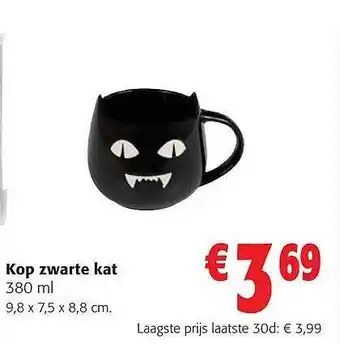 Colruyt Kop zwarte kat aanbieding