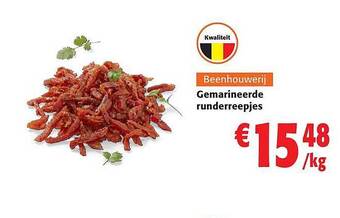 Gemarineerde runderreepjes