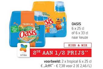 Spar Oasis aanbieding