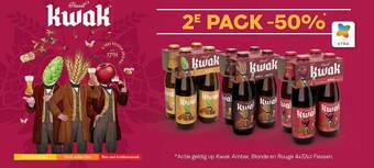 Kwak amber, blonde en rouge