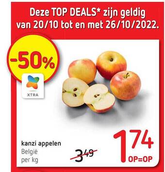 Spar Kanzi appelen aanbieding